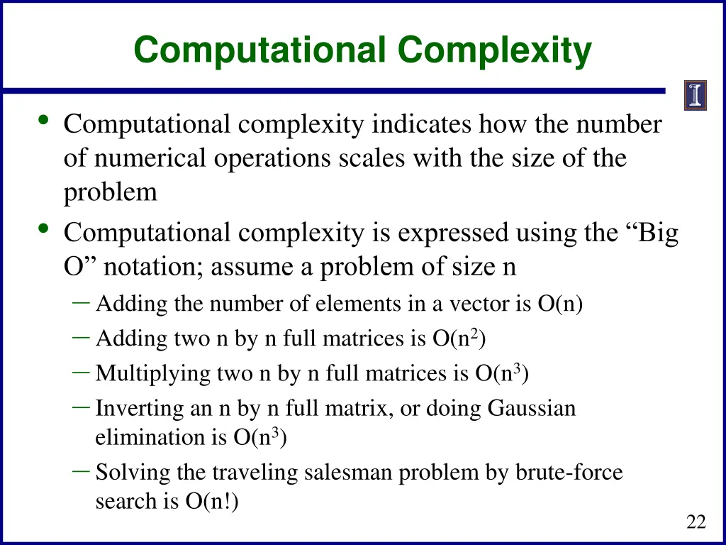 computational complexity