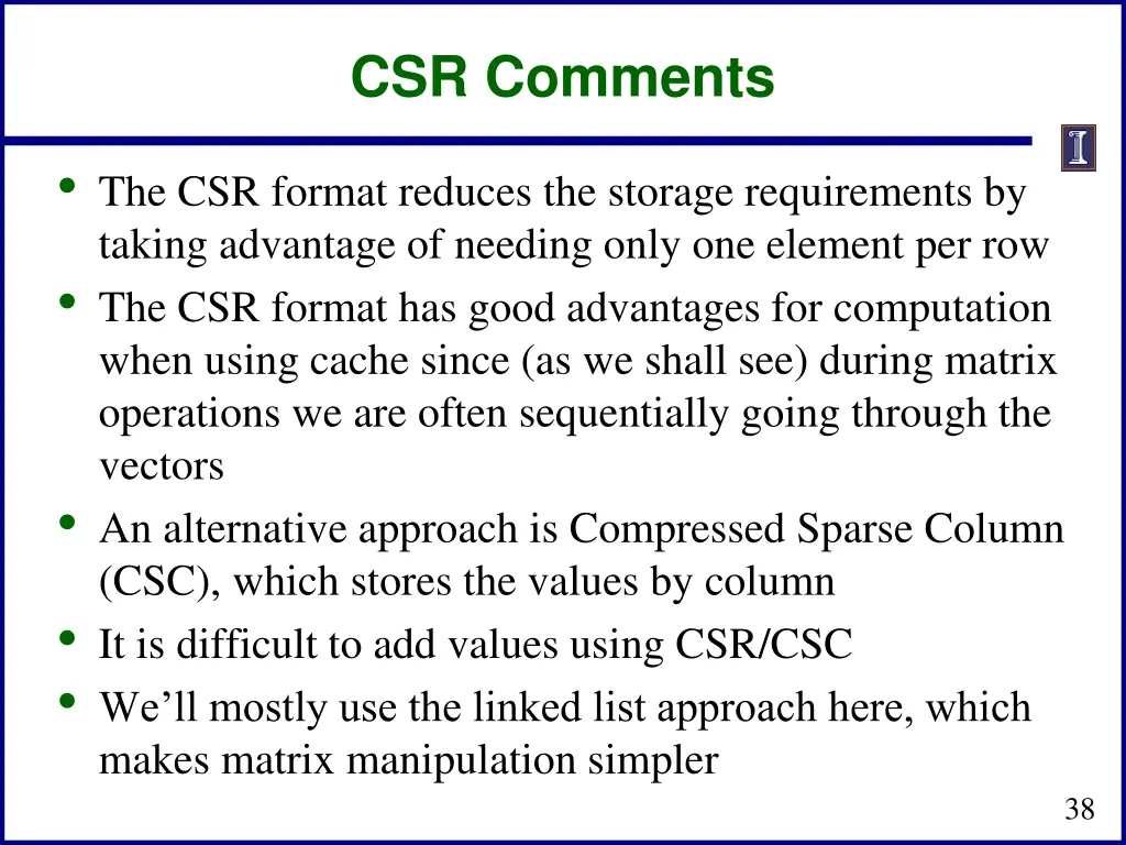 csr comments