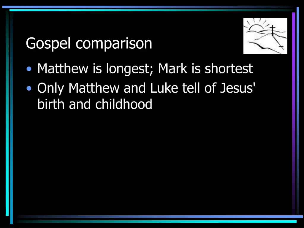 gospel comparison