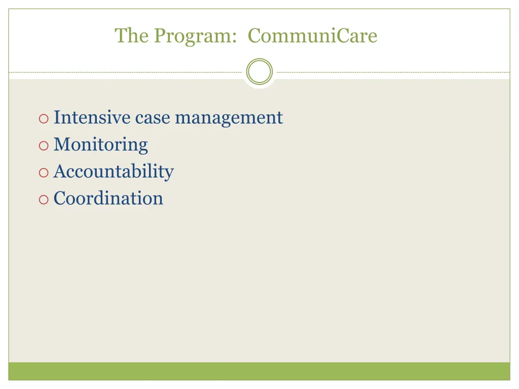 the program communicare 1