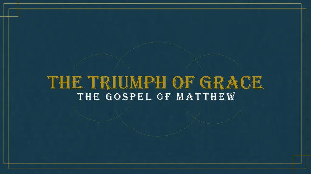 the triumph of grace 1