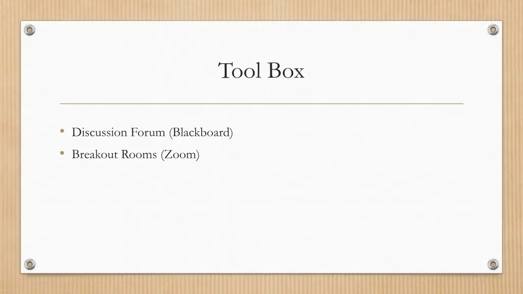 tool box