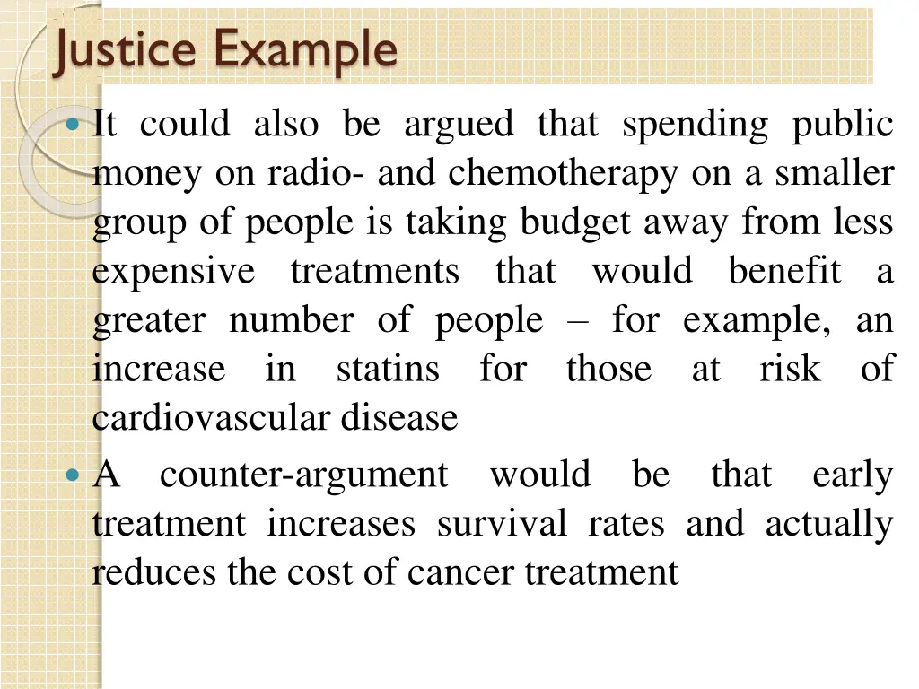 justice example 2