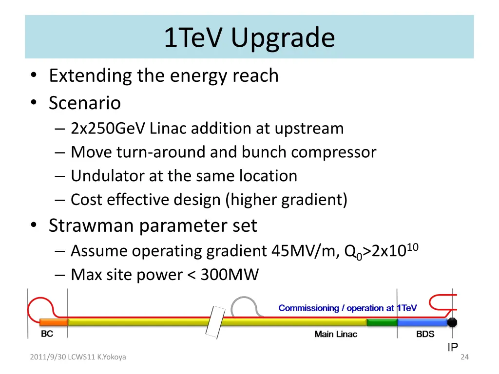 1tev upgrade