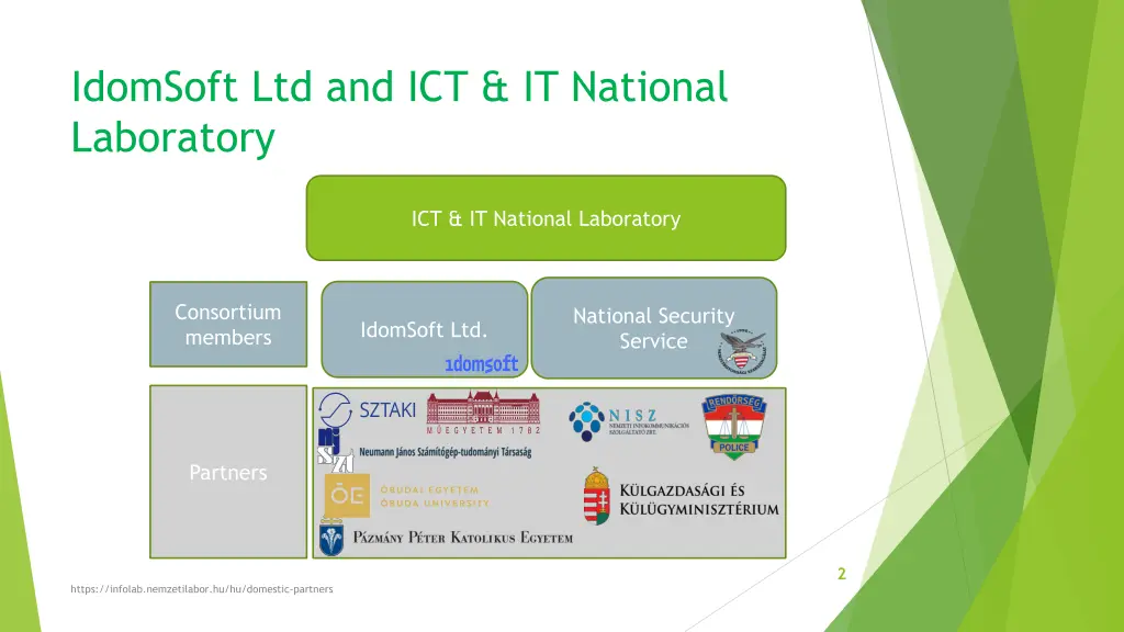 idomsoft ltd and ict it national laboratory