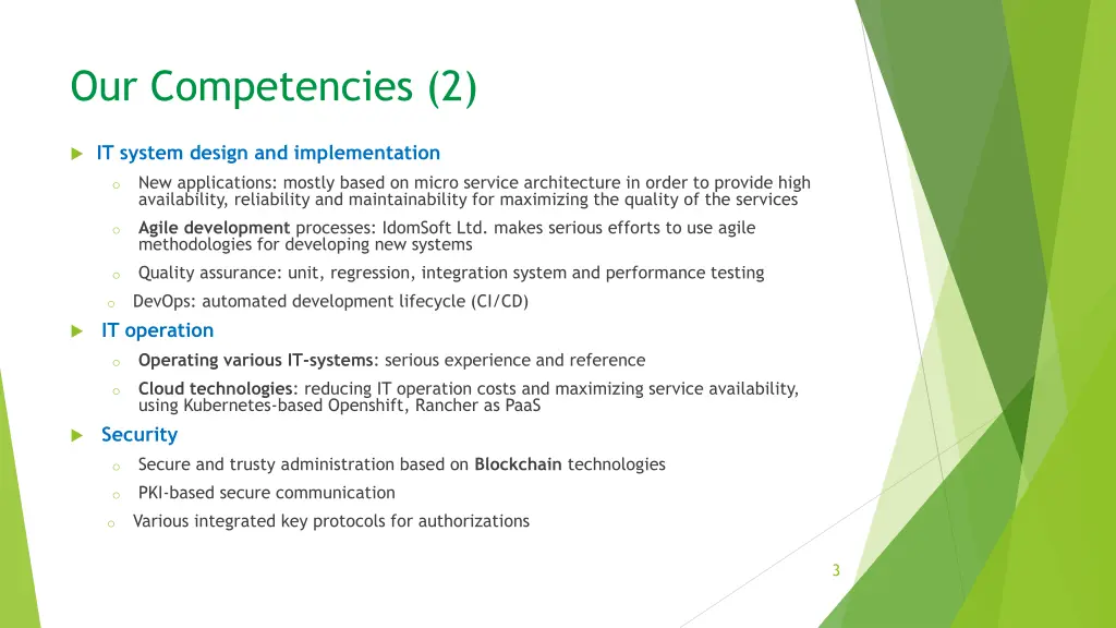 our competencies 2