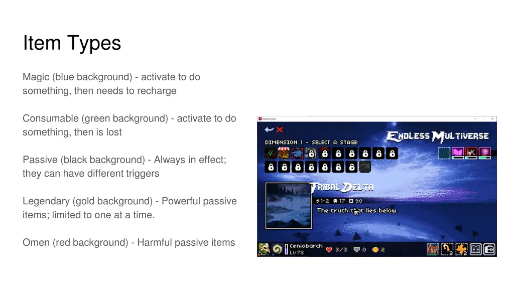 item types