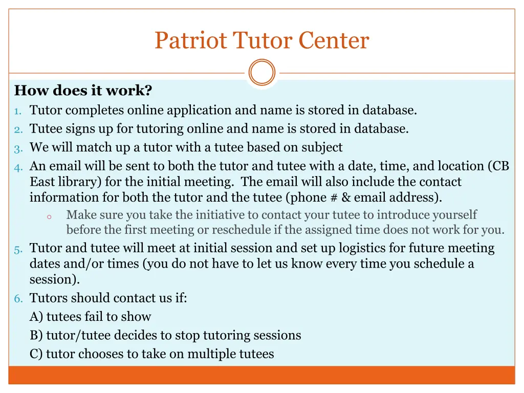 patriot tutor center 1
