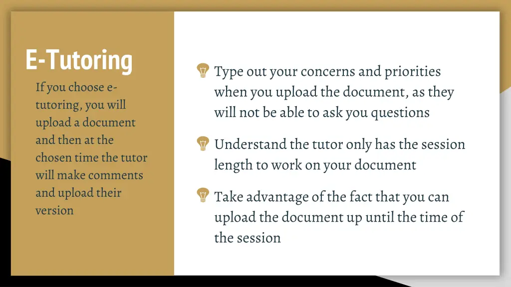 e tutoring if you choose e tutoring you will