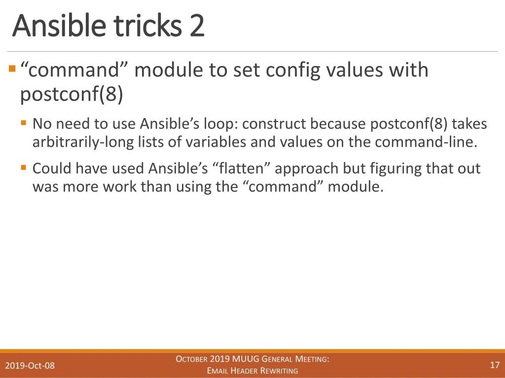 ansible tricks 2 ansible tricks 2