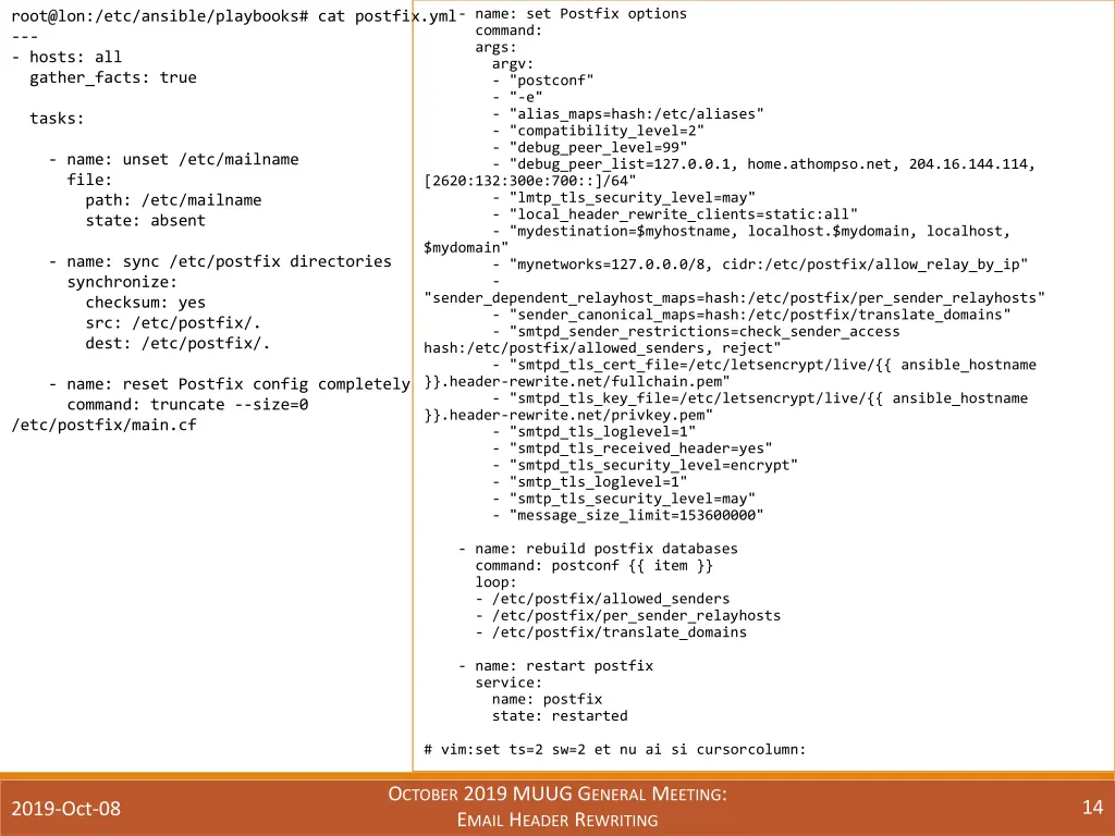 name set postfix options command args argv