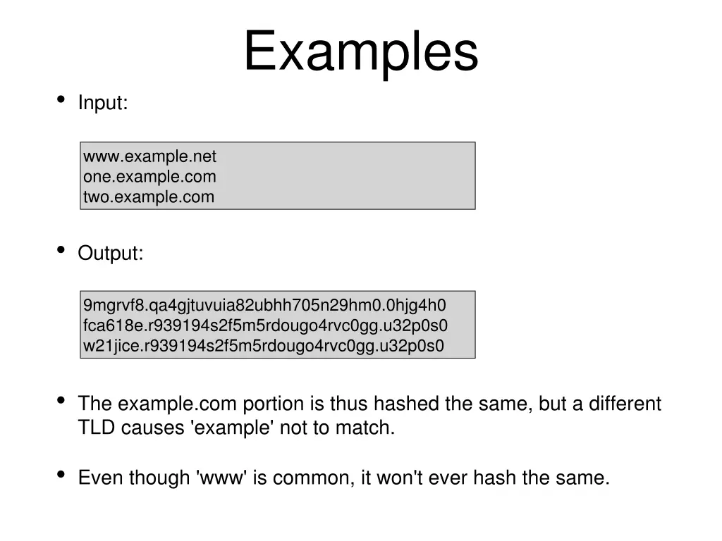 examples