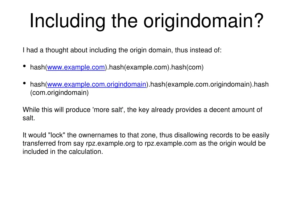 including the origindomain