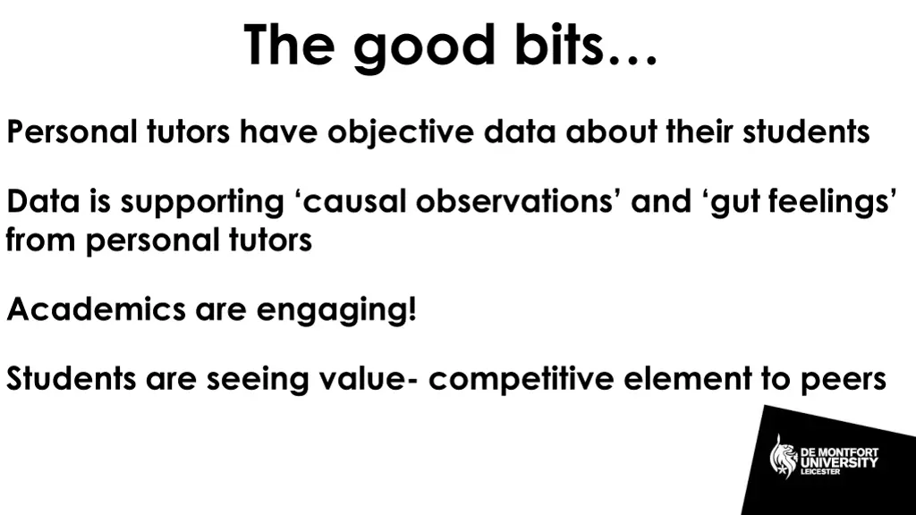the good bits