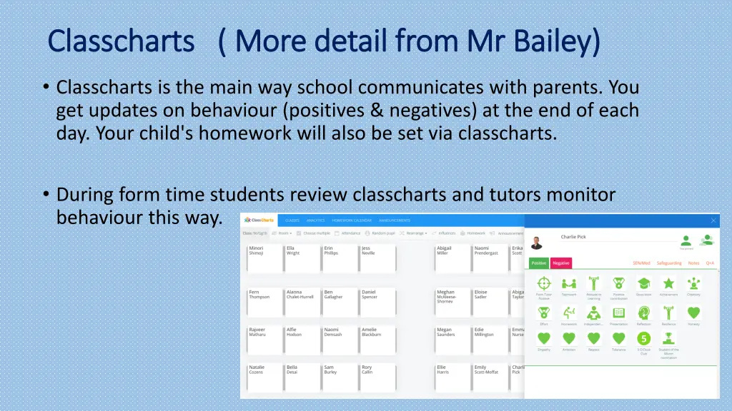 classcharts classcharts more detail from