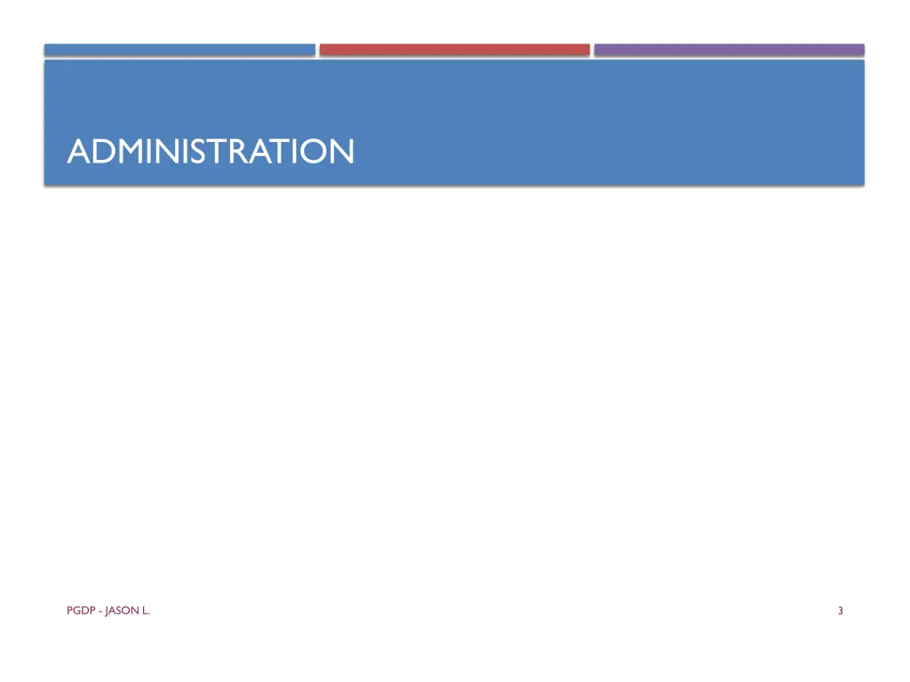 administration