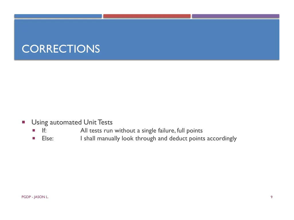 corrections 1