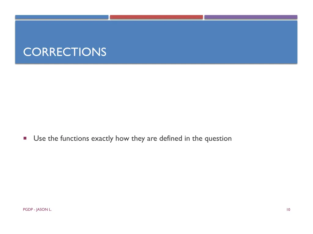 corrections 2