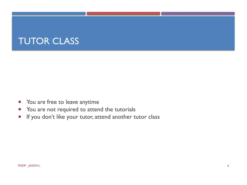 tutor class 1