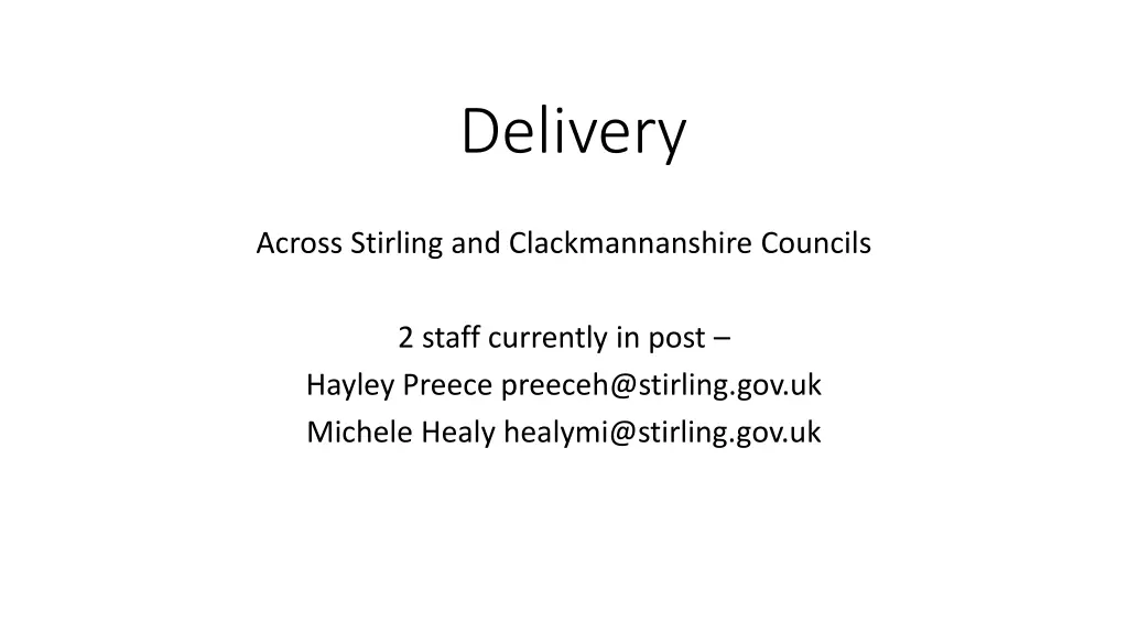 delivery