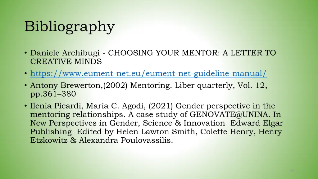 bibliography