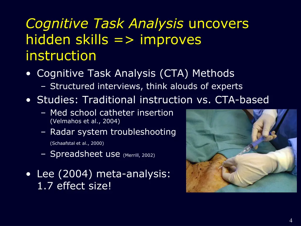 cognitive task analysis uncovers hidden skills
