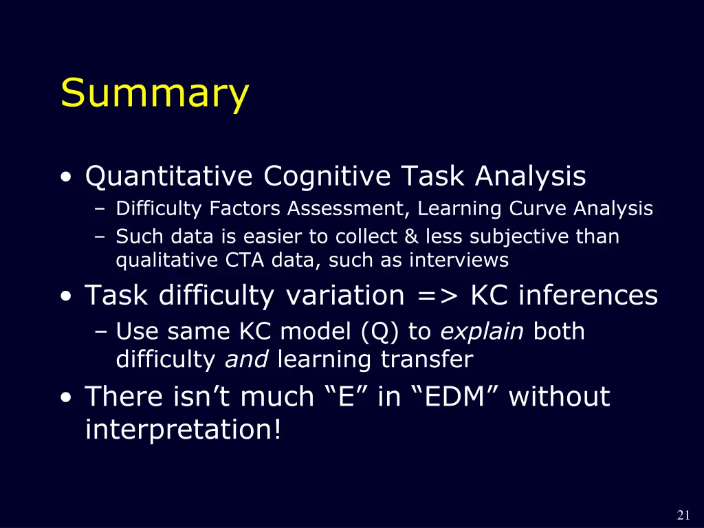 summary