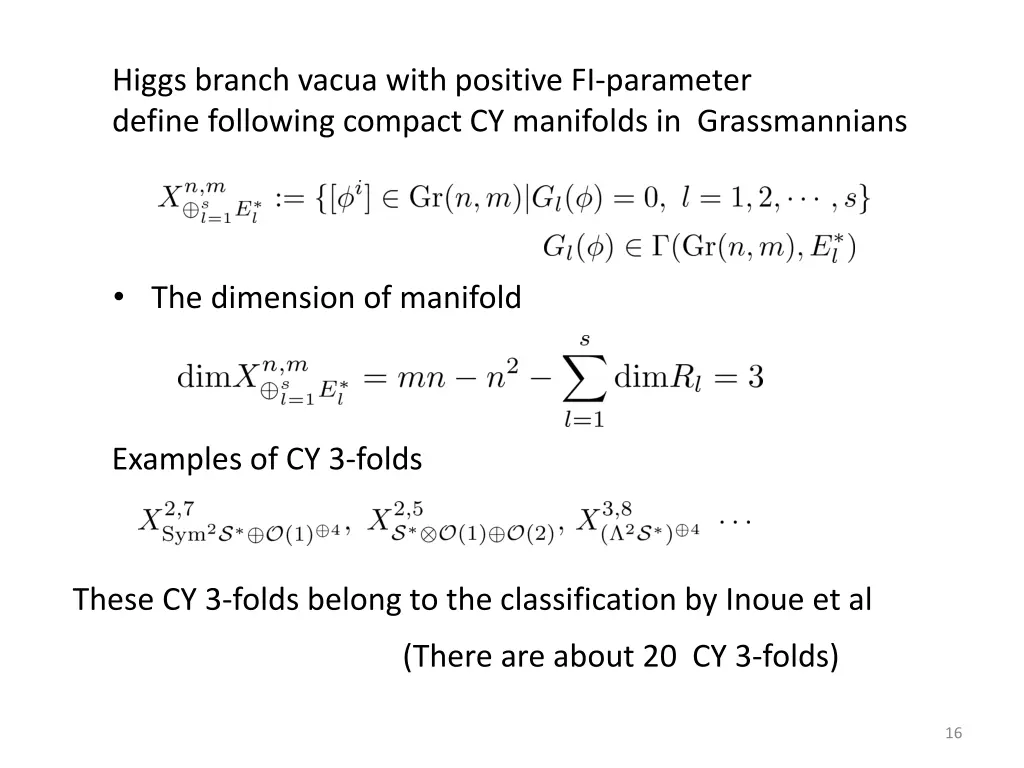 higgs branch vacua with positive fi parameter