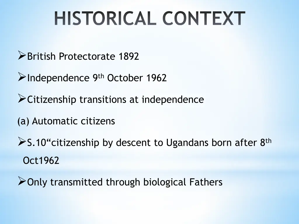 historical context