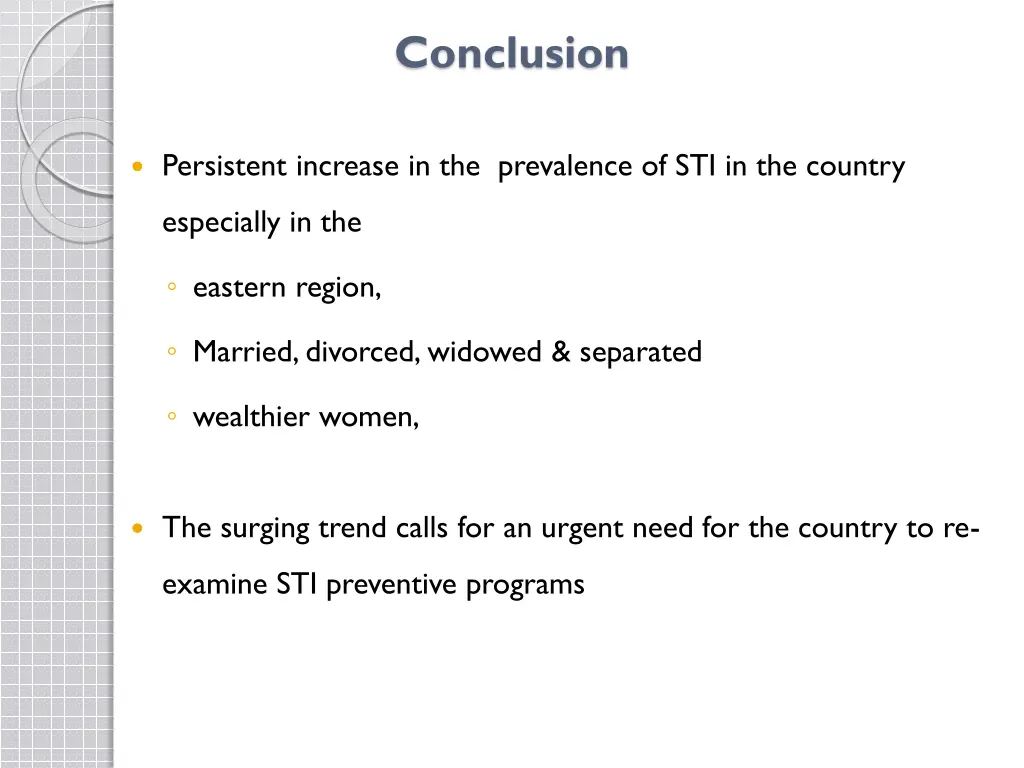 conclusion