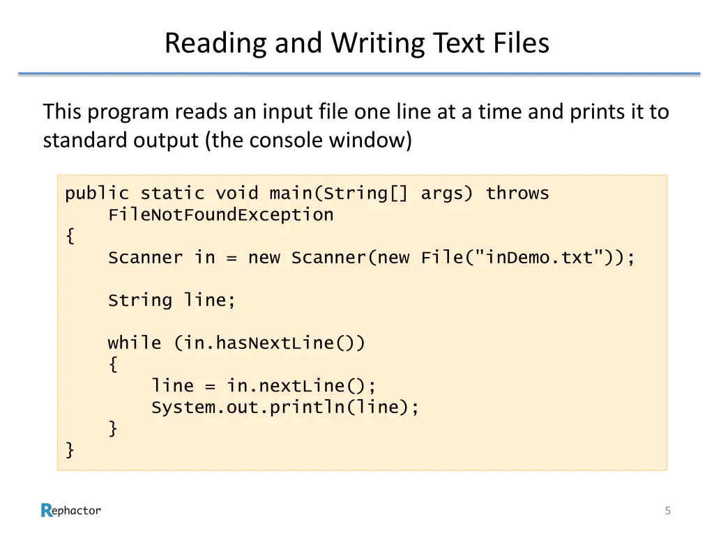 reading and writing text files 2
