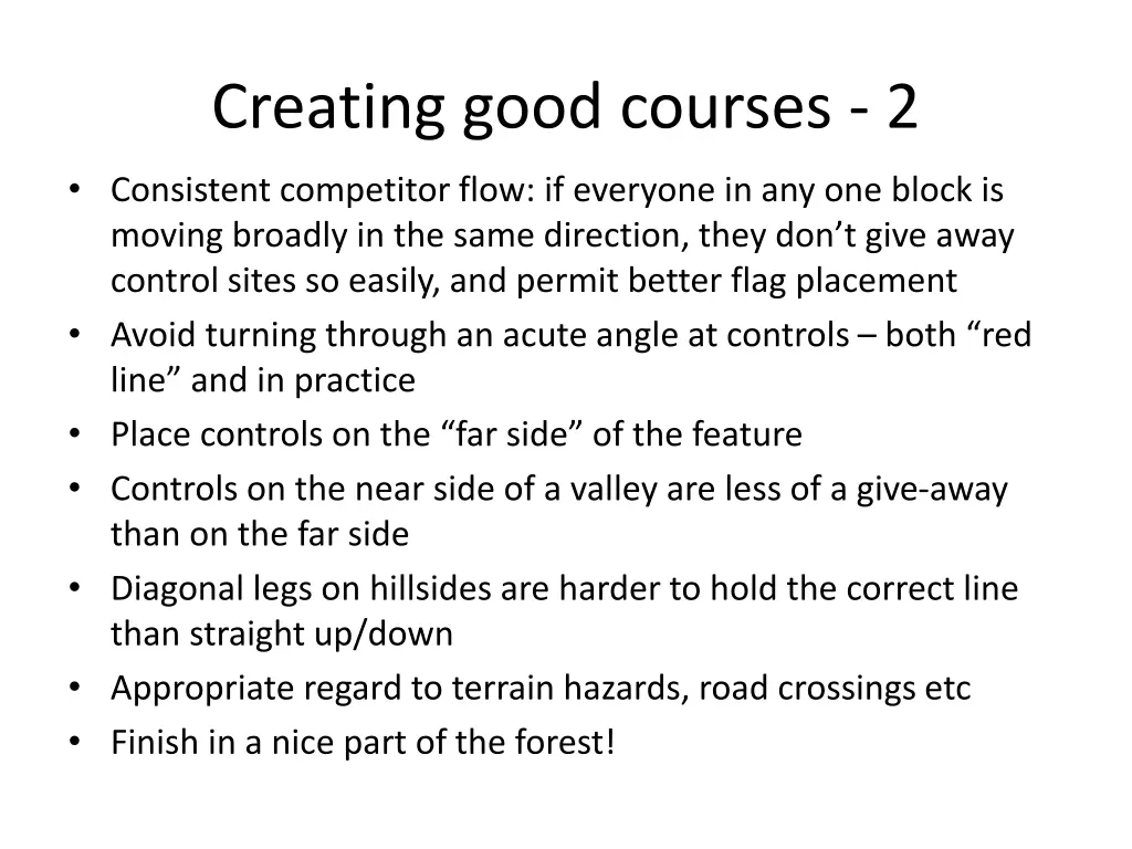 creating good courses 2