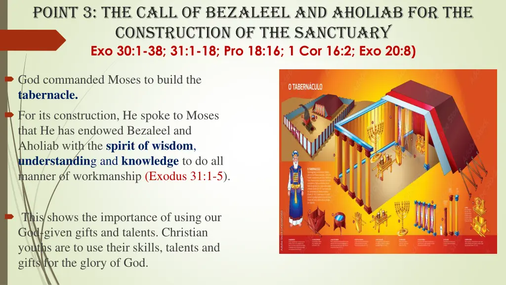 point 3 the call of bezaleel and aholiab