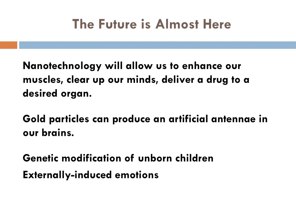 the future is almost here