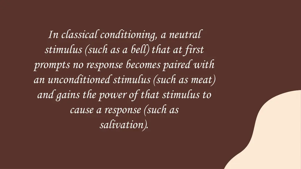 in classical conditioning a neutral stimulus such