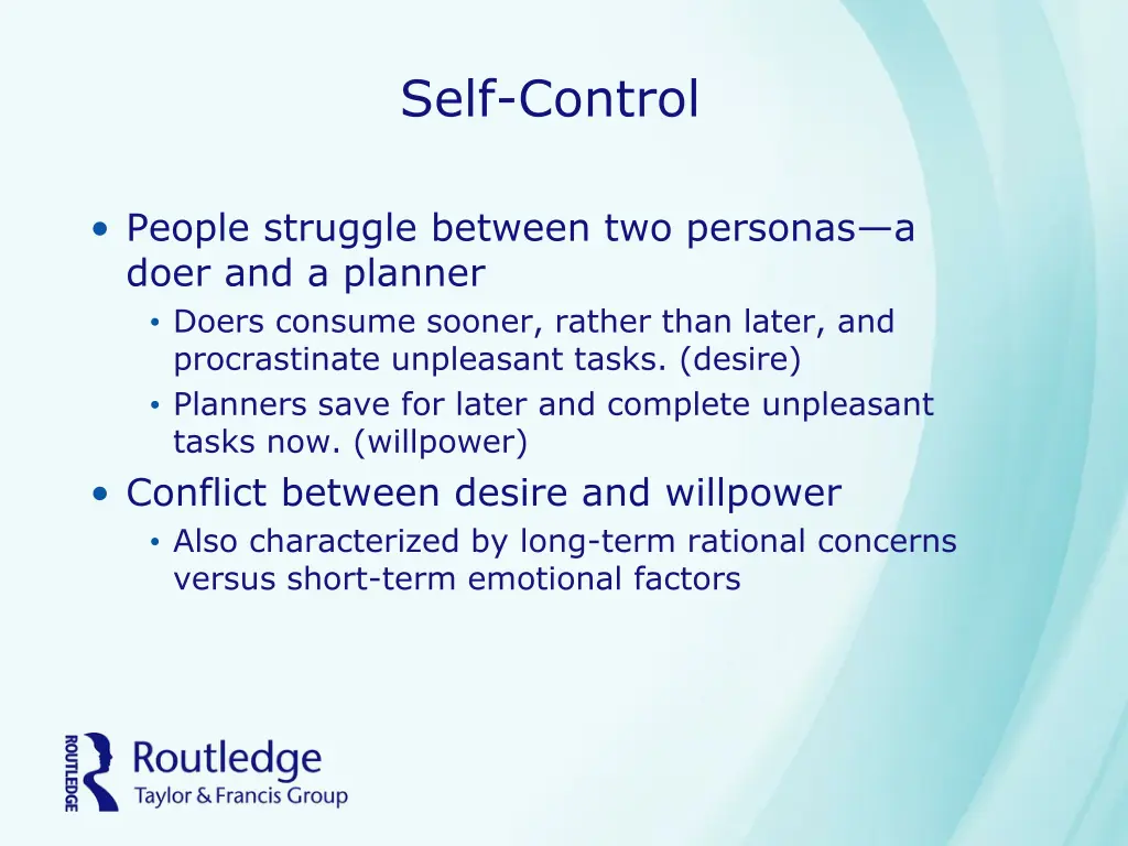 self control