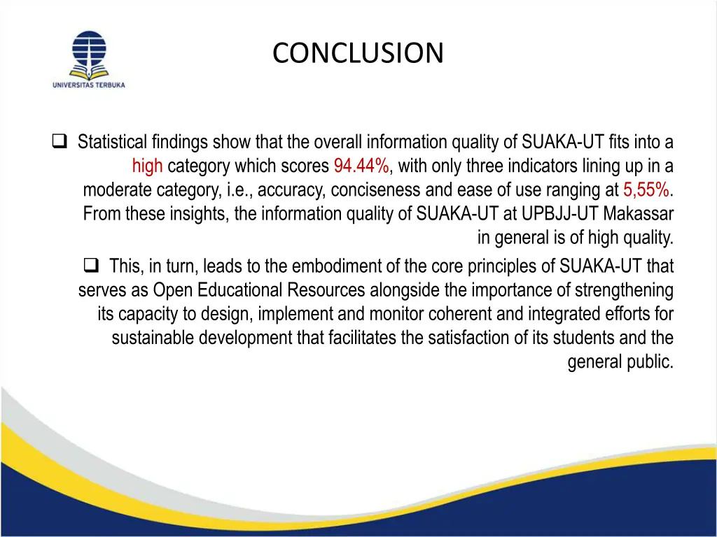 conclusion