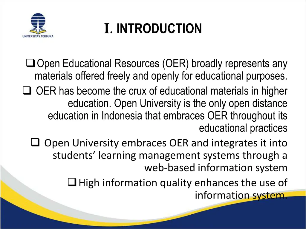 i introduction
