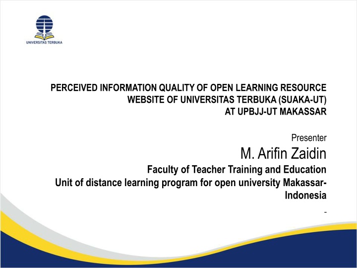 perceived information quality of open learning