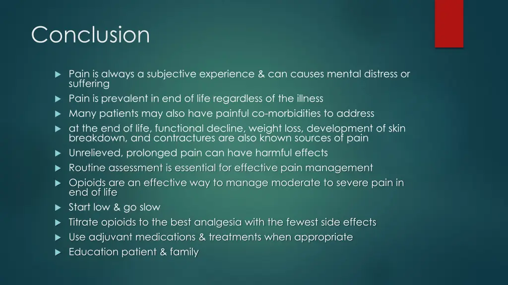 conclusion