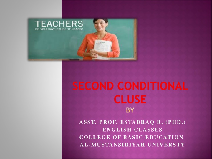 second conditional cluse by