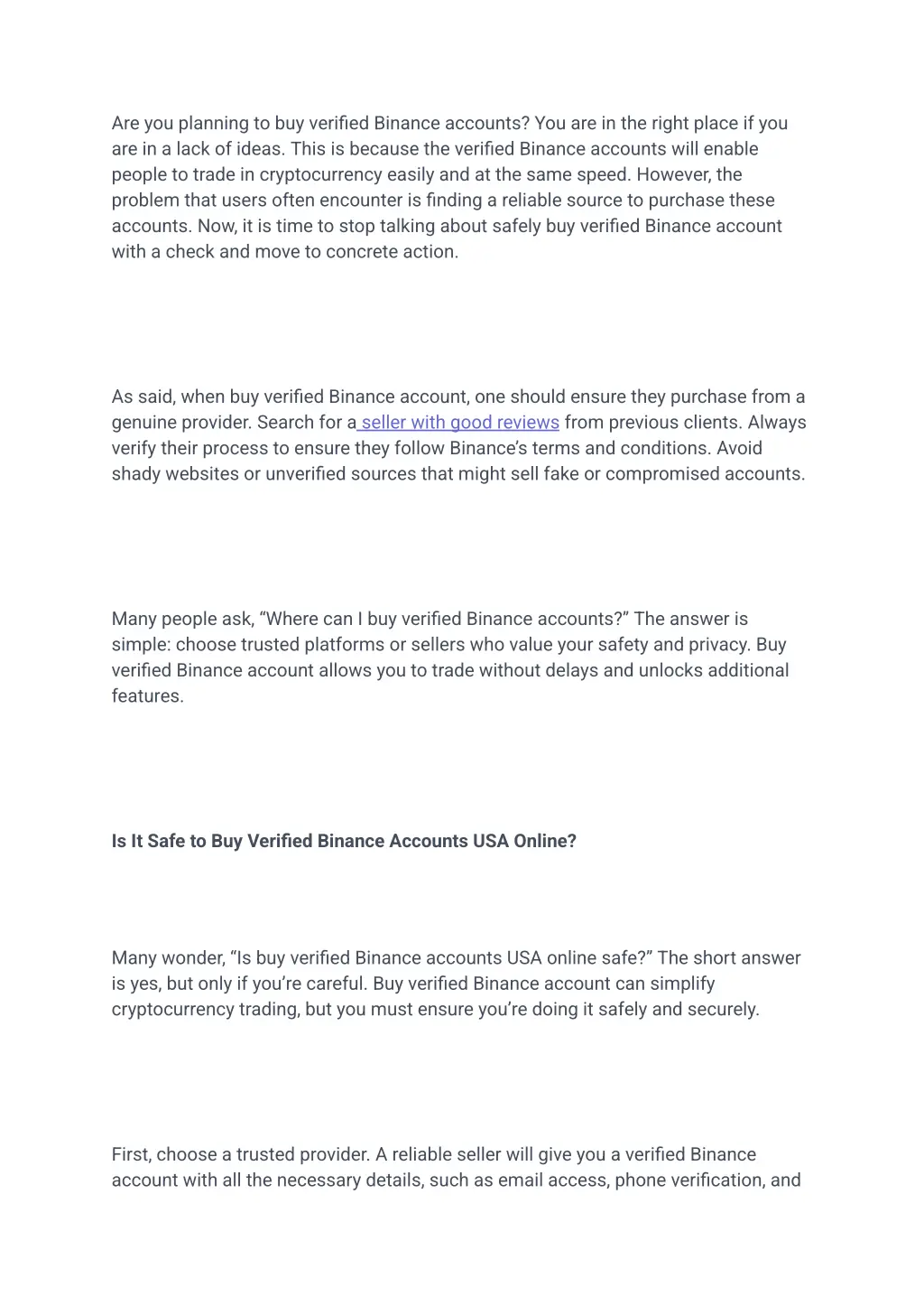 are you planning to buy verified binance accounts