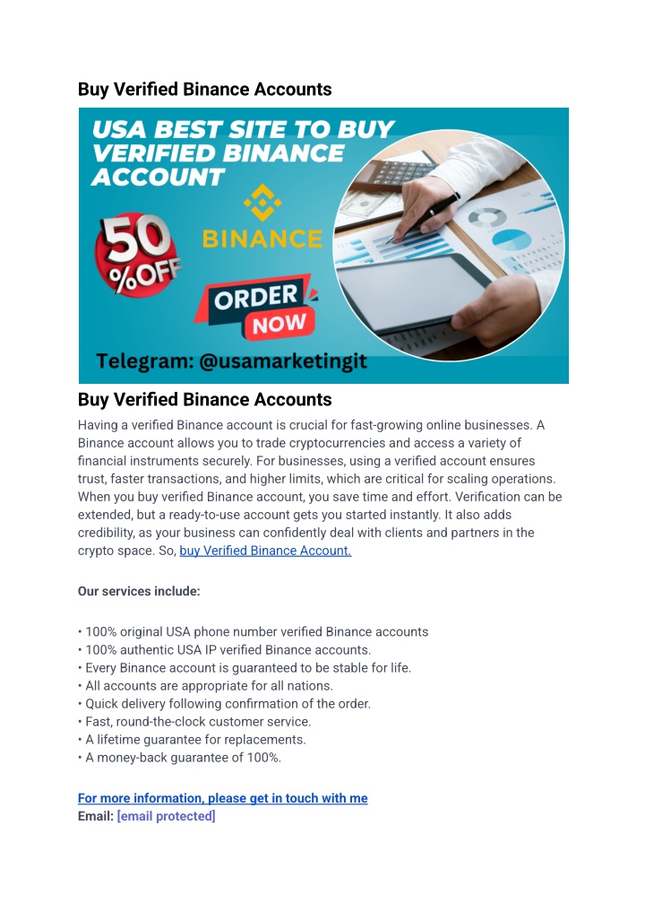 buy verified binance accounts