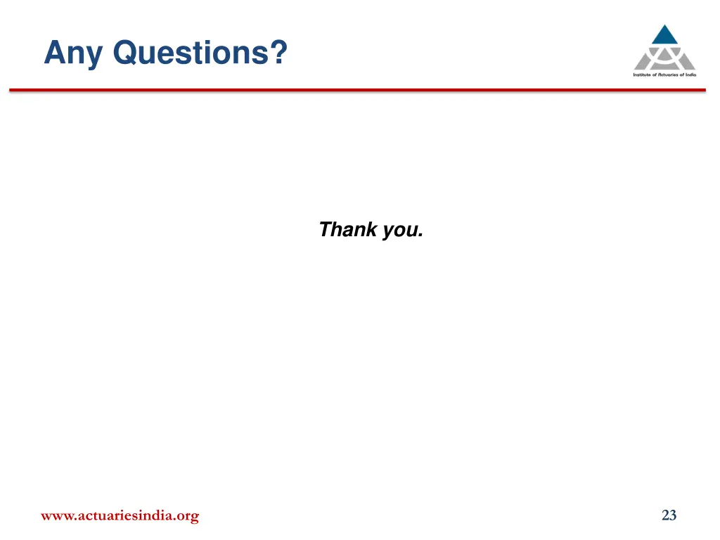 any questions