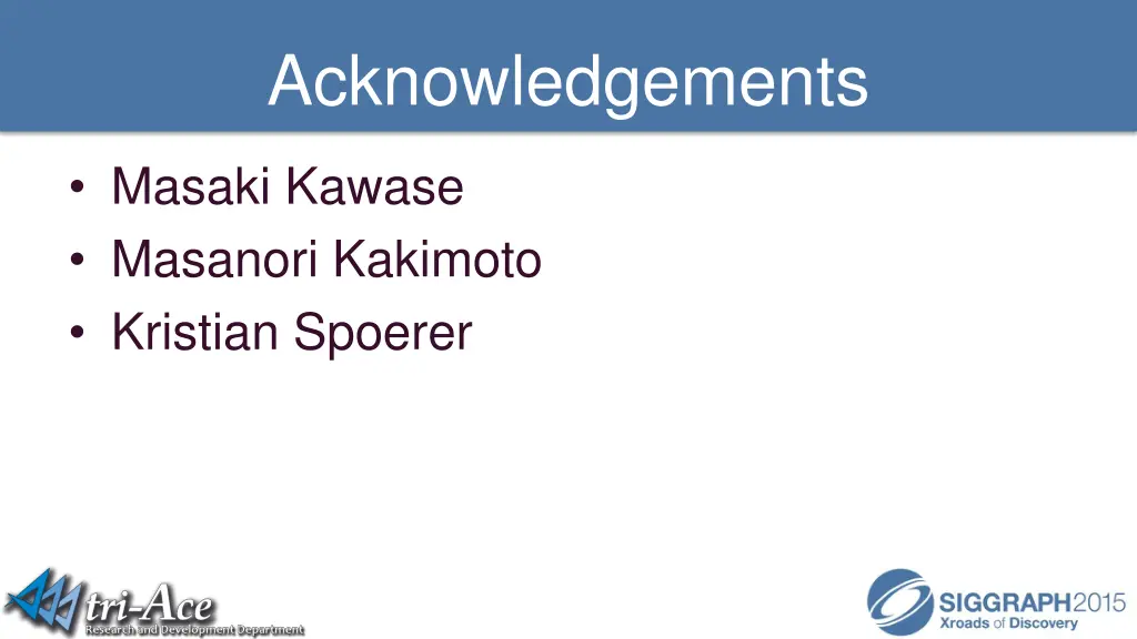 acknowledgements