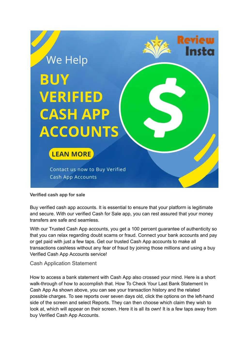 verified cash app for sale