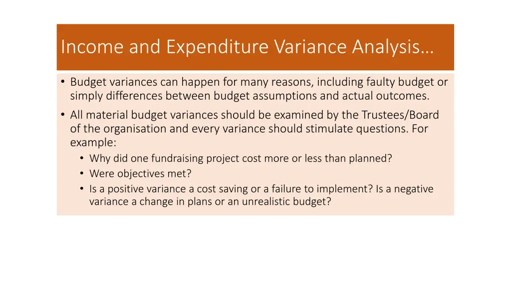income and expenditure variance analysis 4