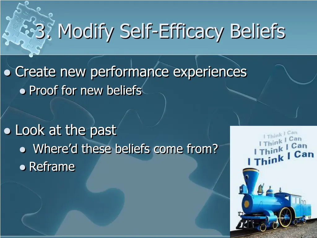 3 modify self efficacy beliefs