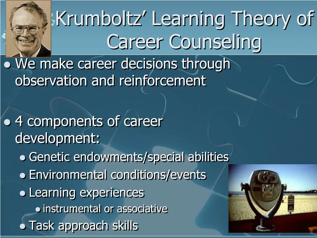 krumboltz learning theory of career counseling