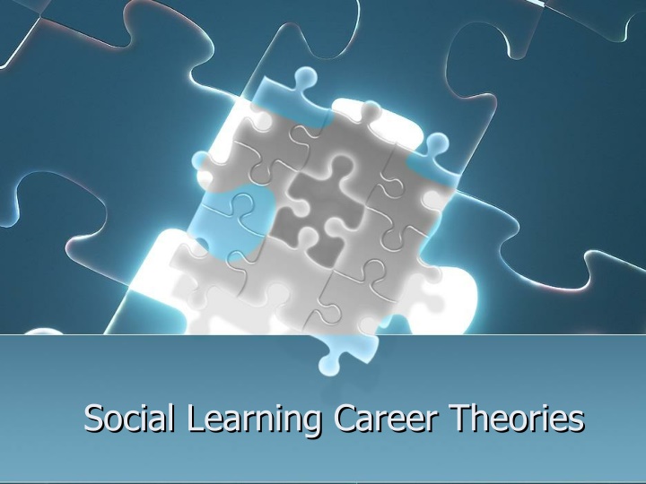 social learning career theories